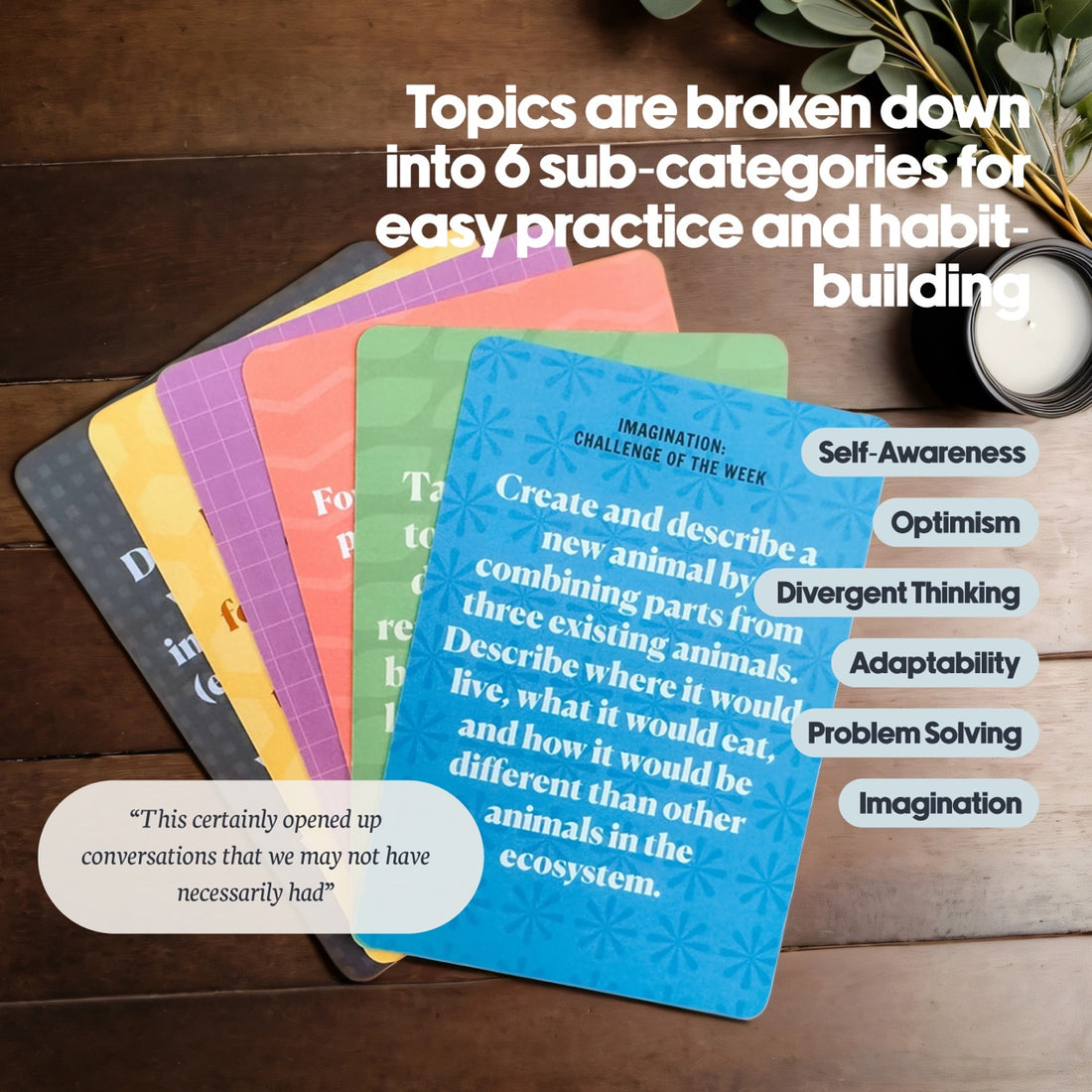 Building Creativity 52 Conversation Challenge Cards
